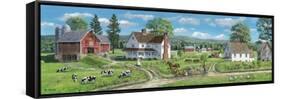 Country Farms-Bob Fair-Framed Stretched Canvas