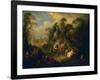 Country Festival, Ca 1728-Jean-Baptiste Pater-Framed Giclee Print