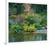 Country Flower Garden-null-Framed Premium Giclee Print