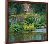 Country Flower Garden-null-Framed Premium Giclee Print