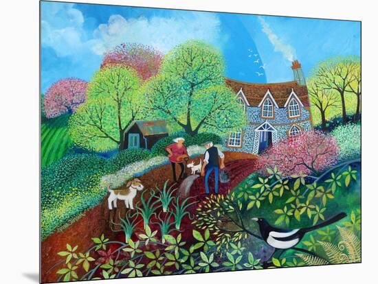 Country folk, 2018-Lisa Graa Jensen-Mounted Giclee Print