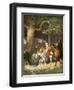 Country Folk Wending their Way to the Tourney-Newell Convers Wyeth-Framed Giclee Print