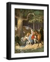 Country Folk Wending their Way to the Tourney-Newell Convers Wyeth-Framed Giclee Print