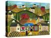 Country Garden Folk Art Quilts-Cheryl Bartley-Stretched Canvas