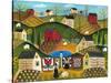 Country Garden Folk Art Quilts-Cheryl Bartley-Stretched Canvas