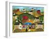 Country Garden Folk Art Quilts-Cheryl Bartley-Framed Giclee Print