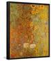 Country Garden with Sunflowers-Gustav Klimt-Framed Poster
