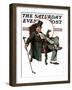 "Country Gentleman" Saturday Evening Post Cover, July 11,1925-Norman Rockwell-Framed Giclee Print