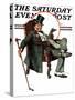 "Country Gentleman" Saturday Evening Post Cover, July 11,1925-Norman Rockwell-Stretched Canvas