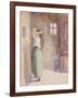 Country Girl at Her Toilet, 1888-Camille Pissarro-Framed Giclee Print