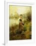 Country Girl-Daniel Ridgway Knight-Framed Giclee Print