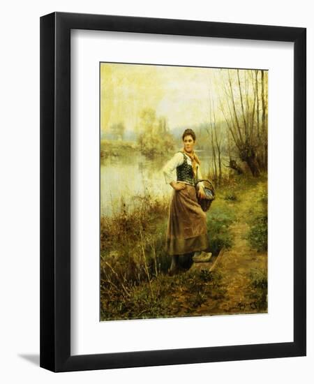 Country Girl-Daniel Ridgway Knight-Framed Giclee Print