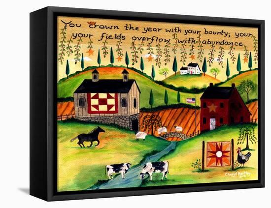 Country Harvest Dream Lang-Cheryl Bartley-Framed Stretched Canvas