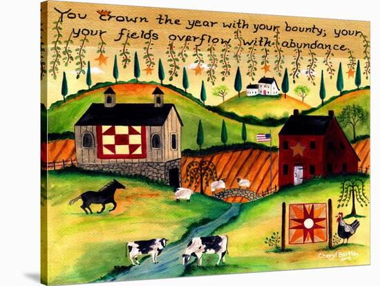 Country Harvest Dream Lang-Cheryl Bartley-Stretched Canvas