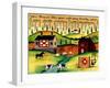 Country Harvest Dream Lang-Cheryl Bartley-Framed Giclee Print