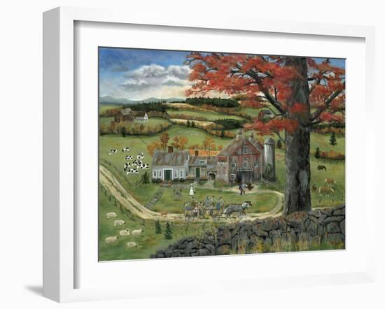 Country Hay Ride-Bob Fair-Framed Giclee Print