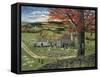 Country Hay Ride-Bob Fair-Framed Stretched Canvas