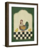 Country Hen and Chicks-Debbie McMaster-Framed Giclee Print