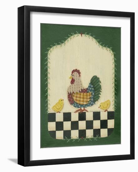 Country Hen and Chicks-Debbie McMaster-Framed Giclee Print