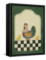 Country Hen and Chicks-Debbie McMaster-Framed Stretched Canvas