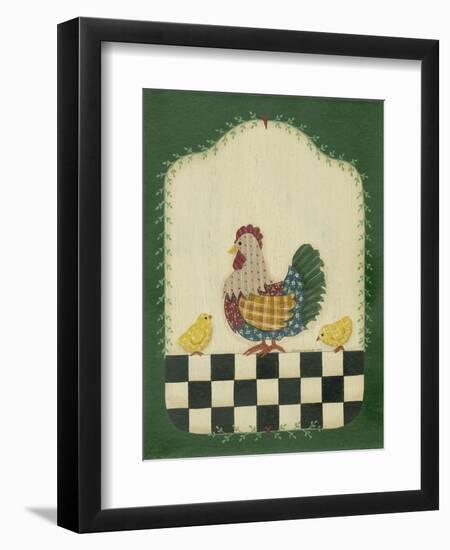 Country Hen and Chicks-Debbie McMaster-Framed Premium Giclee Print