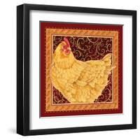 Country Hen I-Gwendolyn Babbitt-Framed Art Print