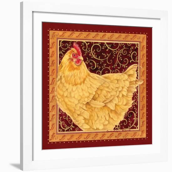 Country Hen I-Gwendolyn Babbitt-Framed Art Print