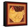 Country Hen I-Gwendolyn Babbitt-Framed Stretched Canvas