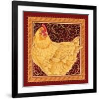 Country Hen I-Gwendolyn Babbitt-Framed Art Print