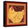 Country Hen I-Gwendolyn Babbitt-Framed Stretched Canvas