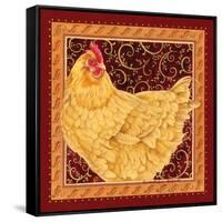 Country Hen I-Gwendolyn Babbitt-Framed Stretched Canvas