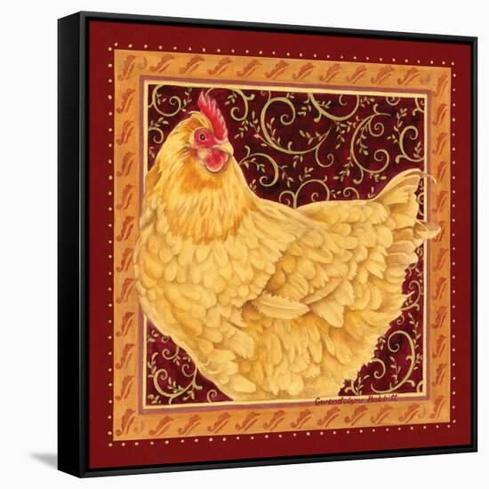 Country Hen I-Gwendolyn Babbitt-Framed Stretched Canvas