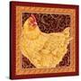 Country Hen I-Gwendolyn Babbitt-Stretched Canvas