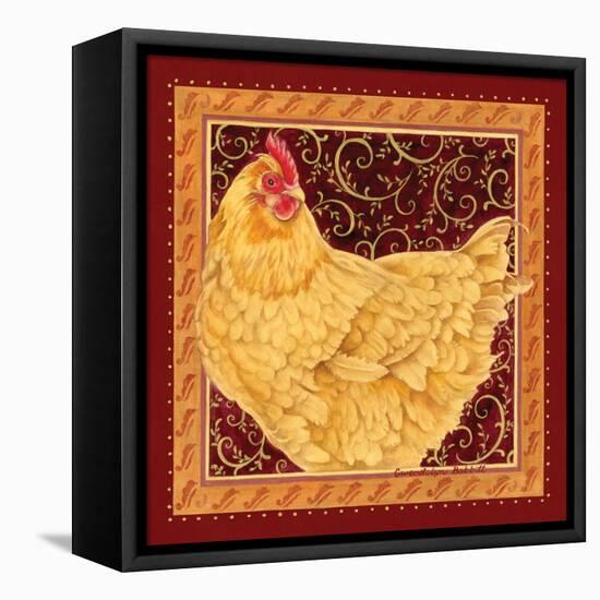 Country Hen I-Gwendolyn Babbitt-Framed Stretched Canvas