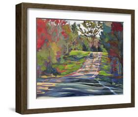 Country Highway-Karen Mathison Schmidt-Framed Art Print