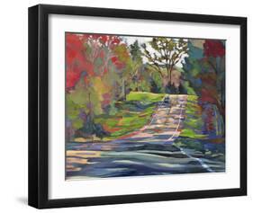 Country Highway-Karen Mathison Schmidt-Framed Art Print