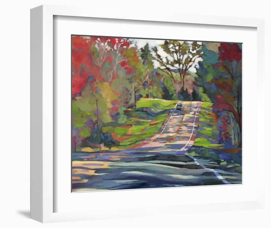 Country Highway-Karen Mathison Schmidt-Framed Art Print