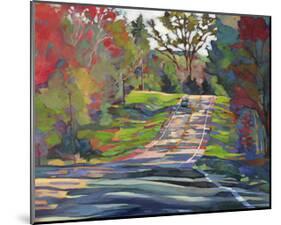 Country Highway-Karen Mathison Schmidt-Mounted Art Print