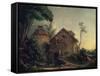 Country Home-Francois Boucher-Framed Stretched Canvas