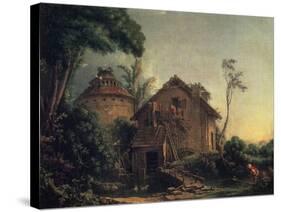 Country Home-Francois Boucher-Stretched Canvas