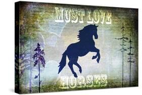 Country Horse II-LightBoxJournal-Stretched Canvas