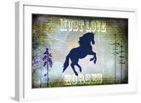 Country Horse II-LightBoxJournal-Framed Giclee Print