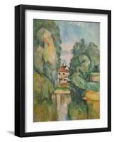 'Country House by a River', c1890-Paul Cezanne-Framed Giclee Print