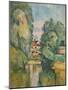 'Country House by a River', c1890-Paul Cezanne-Mounted Giclee Print