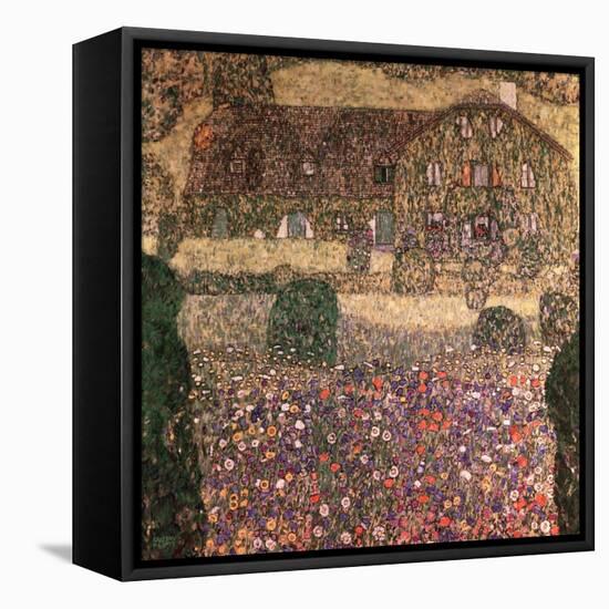 Country House by the Attersee, circa 1914-Gustav Klimt-Framed Stretched Canvas