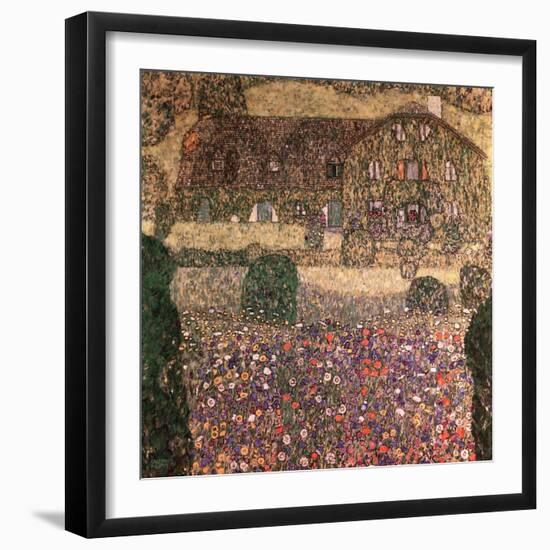 Country House by the Attersee, circa 1914-Gustav Klimt-Framed Giclee Print