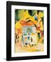 Country House Court-Auguste Macke-Framed Art Print