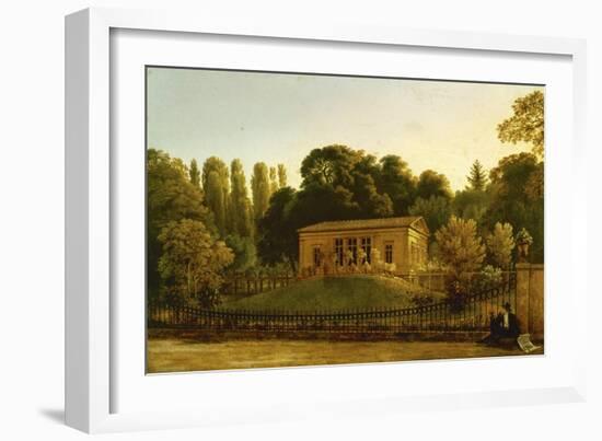 Country House for the Gabain-Family, Charlottenburg, 1822-Karl Friedrich Schinkel-Framed Giclee Print