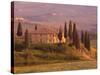 Country House, Il Belvedere, San Quirico D'Orcia, Val D'Orcia, Siena Province, Tuscany, Italy-Pitamitz Sergio-Stretched Canvas