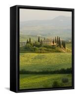 Country House, Il Belvedere, San Quirico D'Orcia, Val D'Orcia, Siena Province, Tuscany, Italy-Pitamitz Sergio-Framed Stretched Canvas